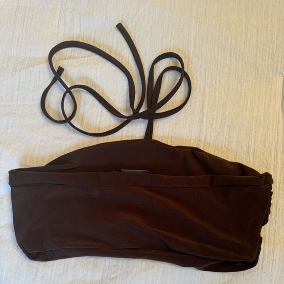 PLT// Brown top and mini skirt set - Picture 6 of 7